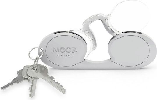 Nooz Reading Glasses +1.50 Pocket in Silver color