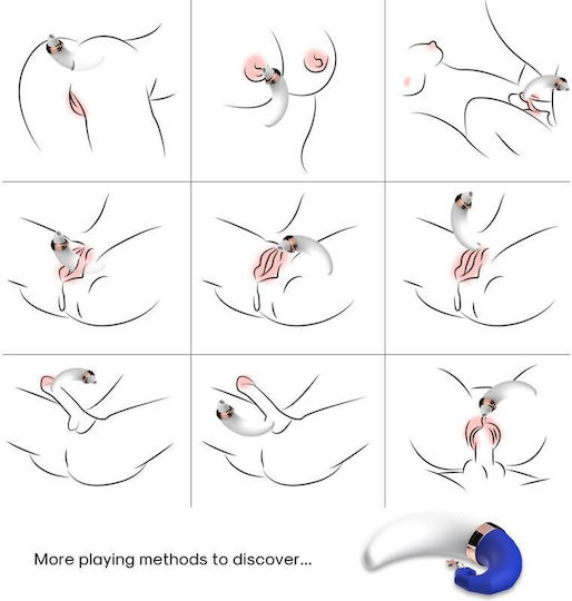 Armony Mini Vibrator G-Spot 13cm Albastru