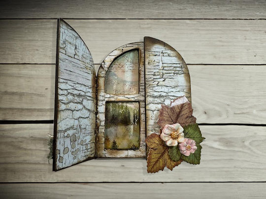 Designuri Decorative MDF Fereastră Stamperia