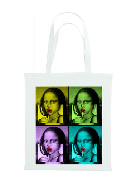TKT Cotton Shopping Bag in Turquoise color