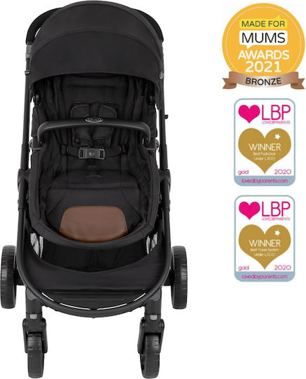 Graco Бебешка количка 2 в 1 Черен