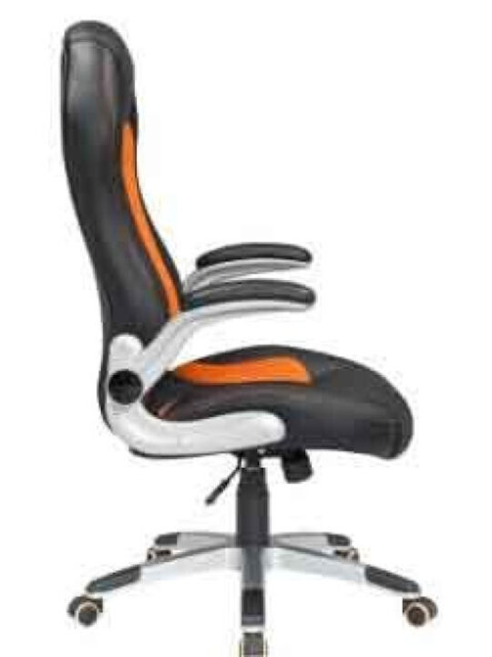 Velco Velco Bürostuhl mit Neigen und Einstellbaren Armen Schwarz Orange