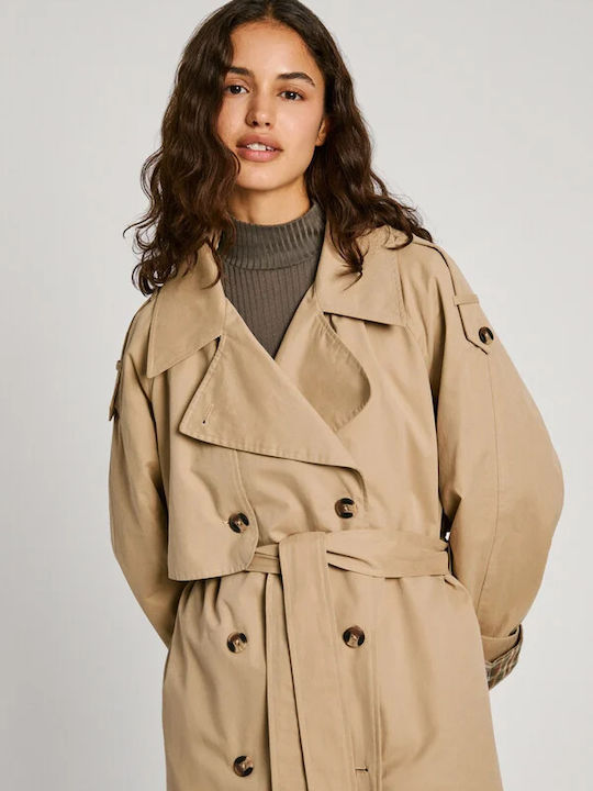 Bianca Damen Beige Trenchcoat