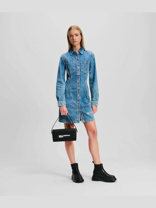 Karl Lagerfeld Mini Dress Denim GALLERY