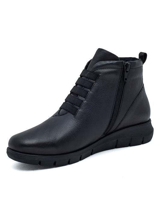 Franchesca Moretti Women's Ankle Boots Platform Black