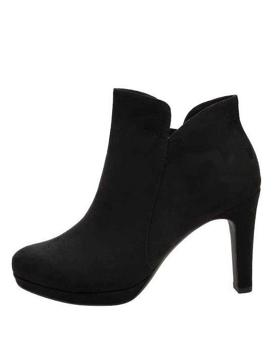 Tamaris Women's Ankle Boots with High Heel Black