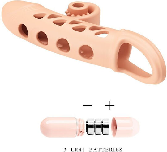 Boss Of Toys Extensie De Penis Cu Vibrație Flesh
