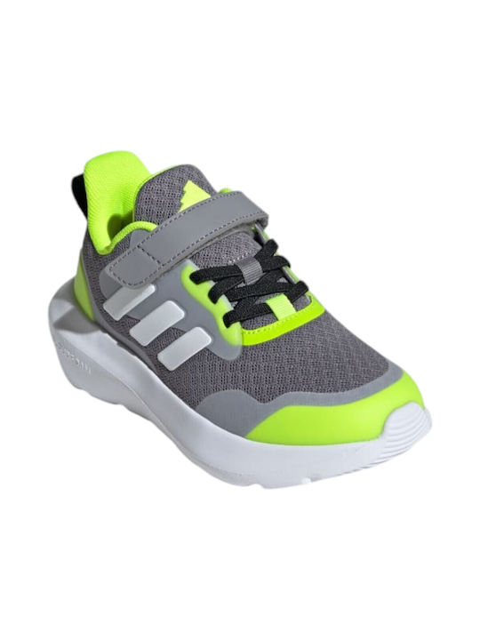 Adidas Kids Sports Shoes Running Fortarun 3 Grey Three / Cloud White / Lucid Lemon