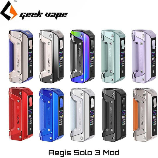 Geek Vape Aegis Solo 3 Box Mod 100W Μωβ