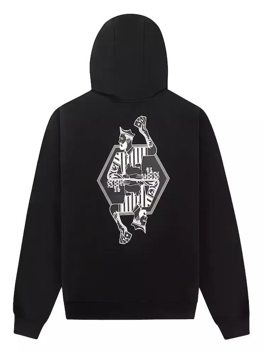 Balr. Men's Sweatshirt with Hood Jet Black