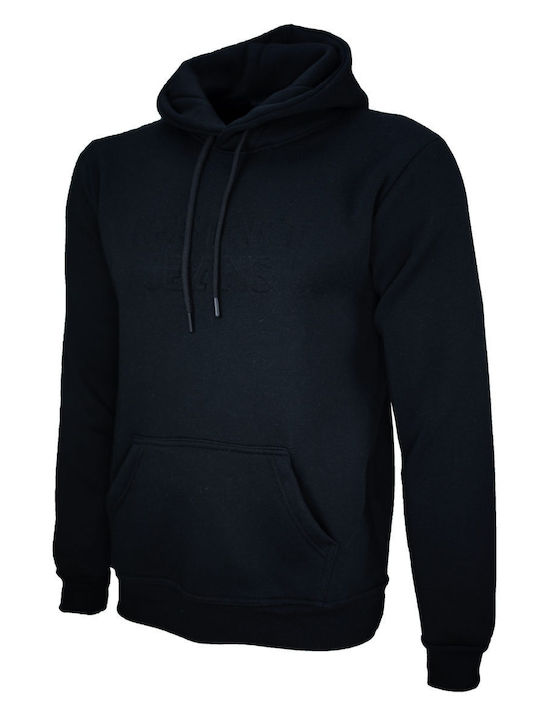 Restart Men's Sweatshirt with Hood black