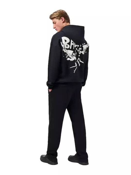 Sweatshirt mit Kapuze Jet Schwarz
