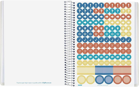 Finocam Daily Planner Blue