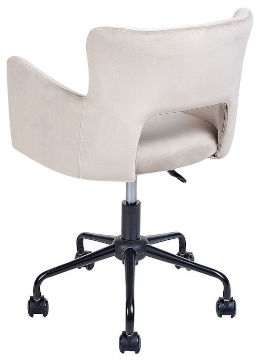 Office Chair with Arms Gray Beliani