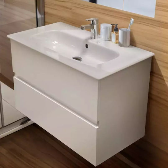 Ideal Standard Waschtisch mit Waschbecken White Glossy