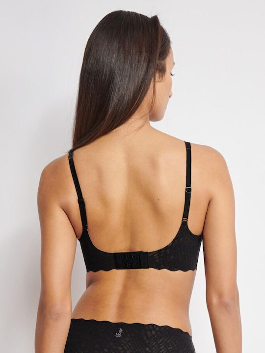 Sloggi Zero Feel Women's Bralette Bra Black