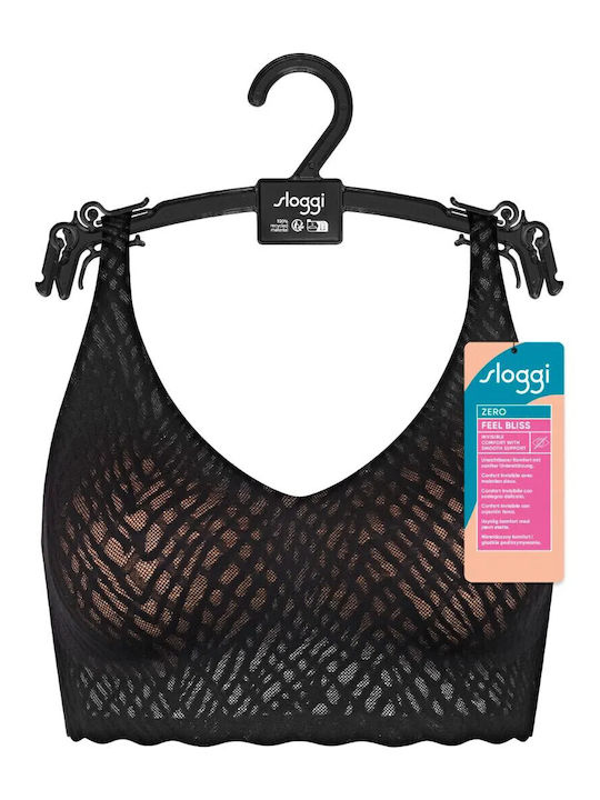 Sloggi Zero Feel Women's Bralette Bra Black