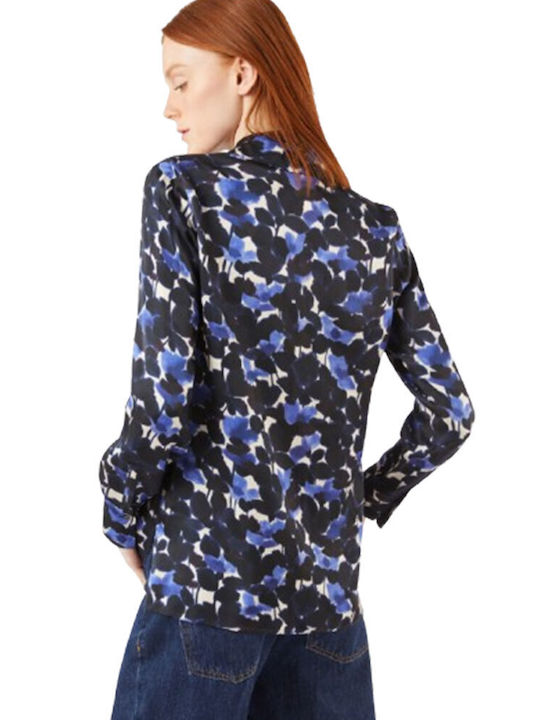 Pennyblack Women's Long Sleeve Shirt Copying Blue Chine