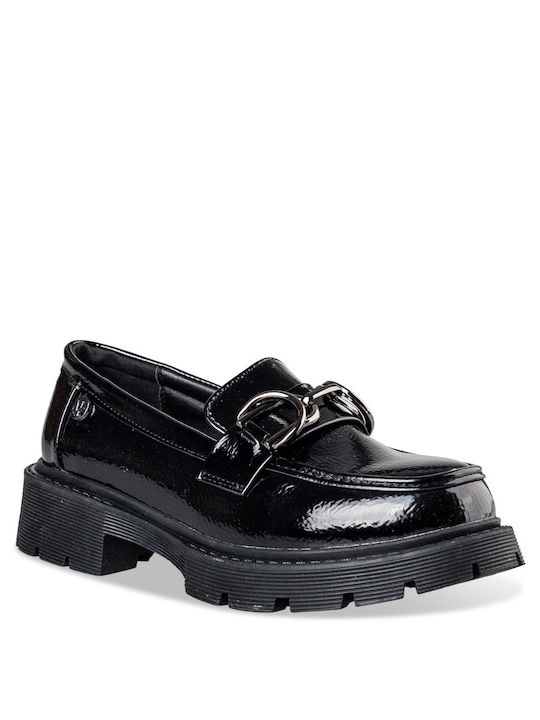 Envie Shoes Damen Loafers in Schwarz Farbe