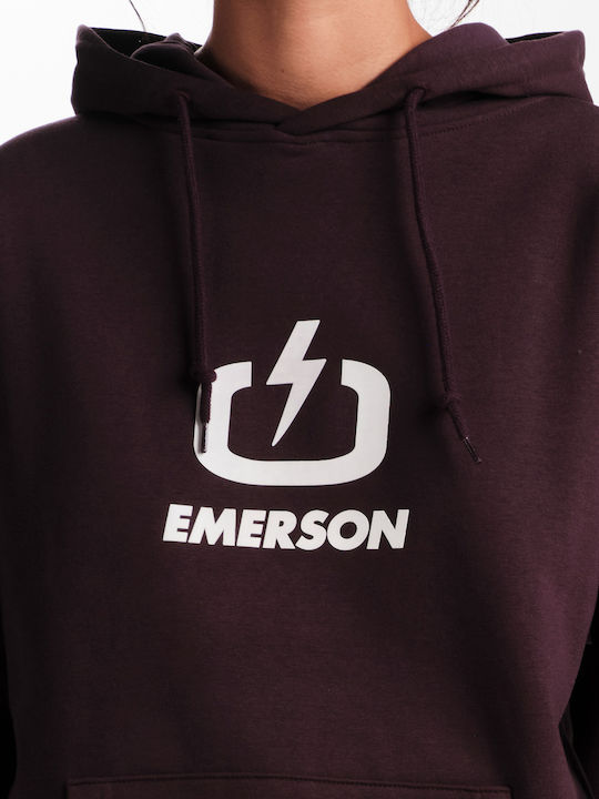 Women's Sweatshirt Hooded Burgundy