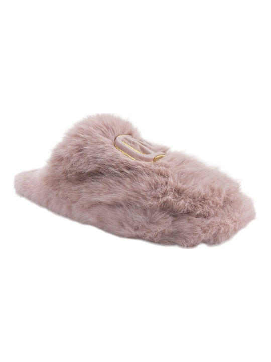 Plato Winter Women's Slippers in Pink color