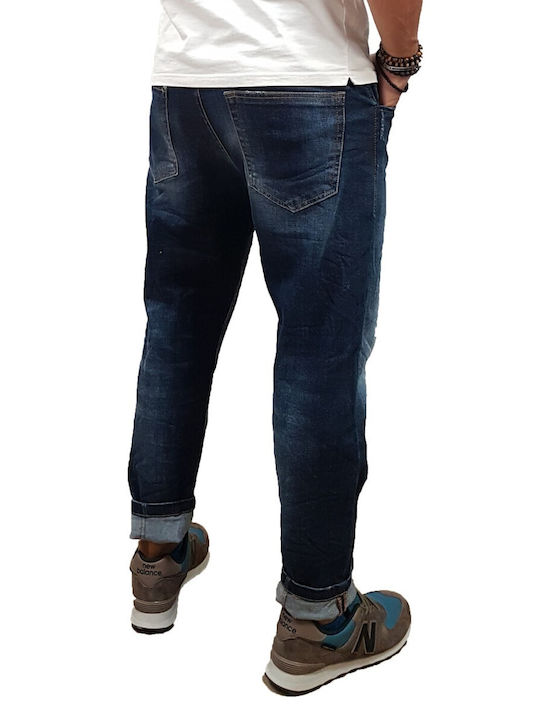 Cover Jeans Monaco Ανδρικό Παντελόνι Τζιν σε Loose Εφαρμογή Blue Denim