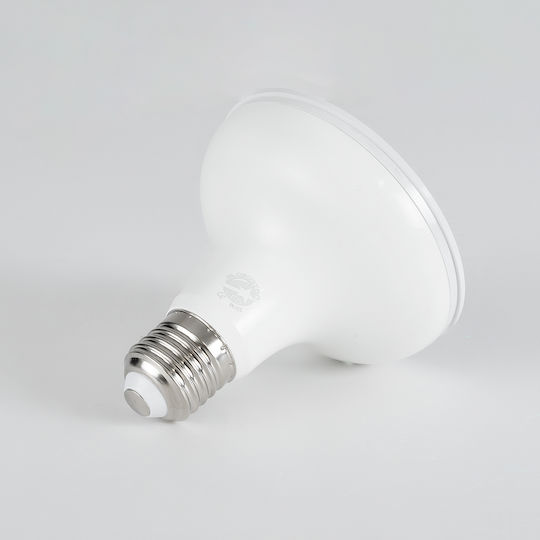 GloboStar LED-Lampe 12W 95mm für Fassung E27 und Form PAR30 Naturweiß 1164lm Dimmbar