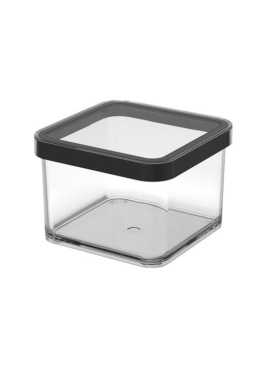 Rotho Babydesign Loft Set 1pcs Containers General Use with Lid Glass Black 500ml