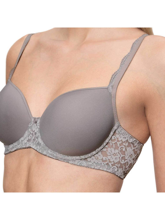 Amourette Wp Γκρι Minimizer Σουτιέν με Μπανέλες