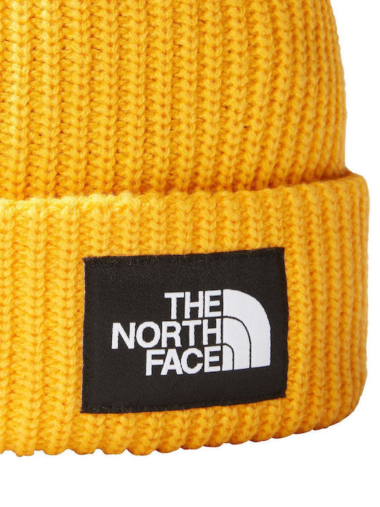 The North Face Salty Beanie Beanie Knitted in Orange color