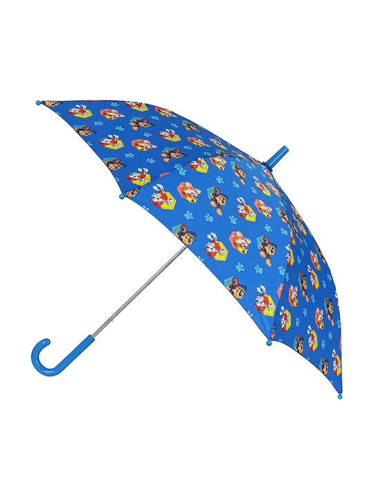 Safta Umbrelă pentru copii Baston automată Albastru cu diametrul de 48cm.