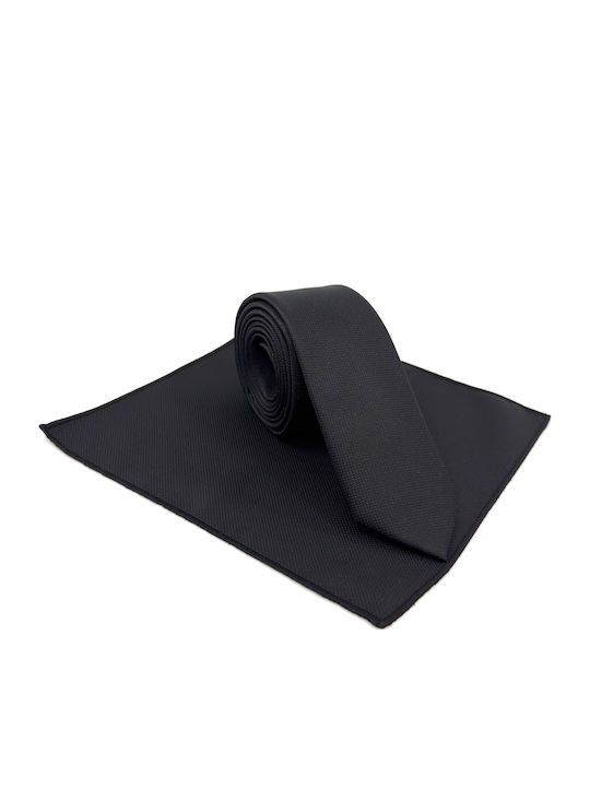 Batistă bărbați cu buzunar Negru