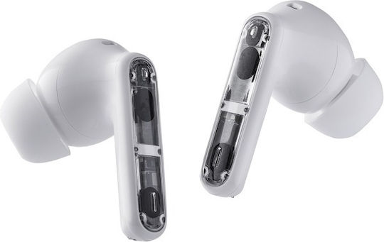 Intenso T312AE In-ear Bluetooth Handsfree Căști cu Carcasă de Încărcare Alb