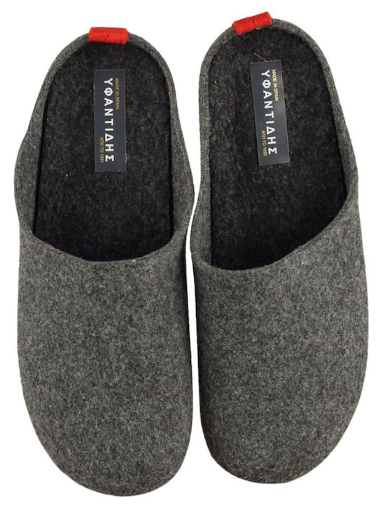 Yfantidis Men's Slipper Gray