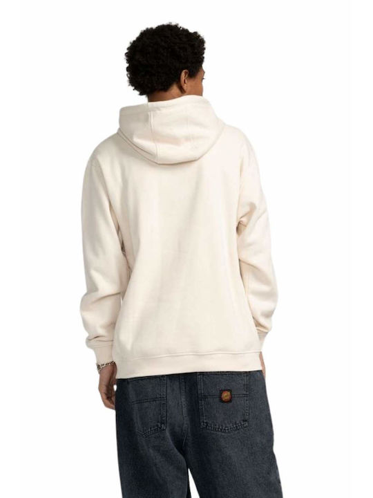 Santa Cruz Men's Sweatshirt with Hood White