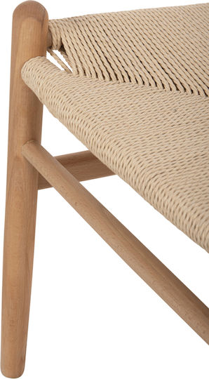 Brave Dining Room Wooden Armchair Natural 56x53x75cm