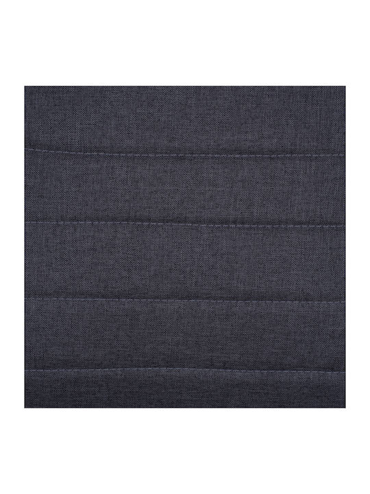 Lady Dining Room Fabric Chair Dark Grey 40x48x95cm