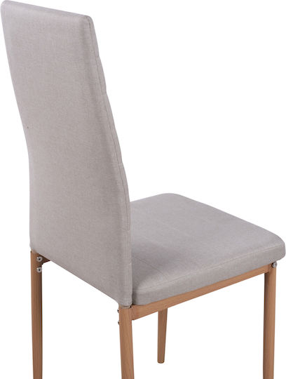Lady Stühle Speisesaal Beige 4Stück 40x48x95cm