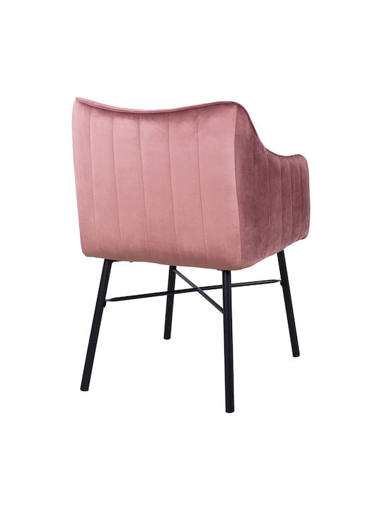 Allysa Dining Room Velvet Armchair Rotten Apple 57x58x88cm 2pcs