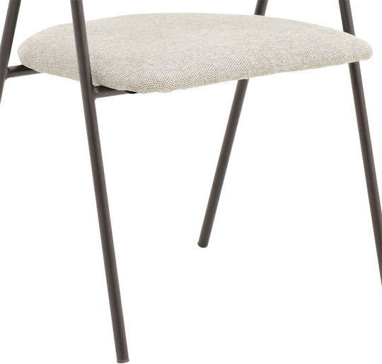 Rachele Scaune Sala de mese Gri deschis 1buc 52x53x83buc