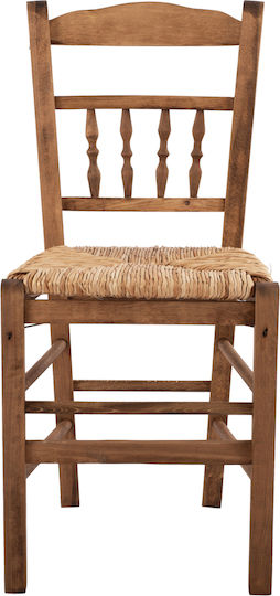 Cafe Wooden Chair Brown 40.5x42x88cm