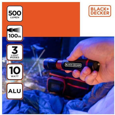 Black & Decker Φακός LED Μαύρο