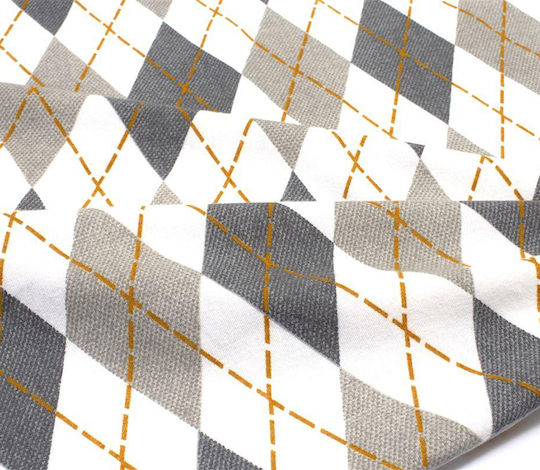 Dimcol Duvet Cover Cotton Single 160x240 Diamond 328
