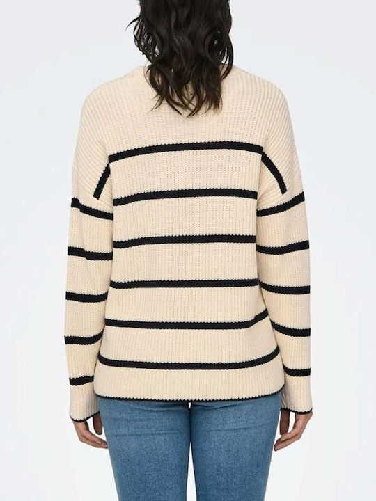 Only Women's Sweater Cotton Ecru