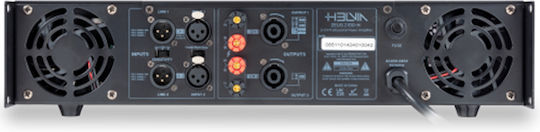 Helvia Zeus 2700-H Commercial Power Amplifier 2 Channels 2700W/4Ω 2000W/8Ω 100W/100V