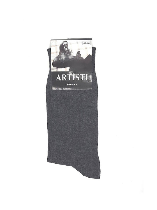 ARTISTI men's sock cotton monochrome black