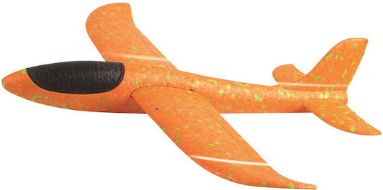 Airplane Glider In A Bag Flippy Made Styrofoam Length 47 Cm Orange