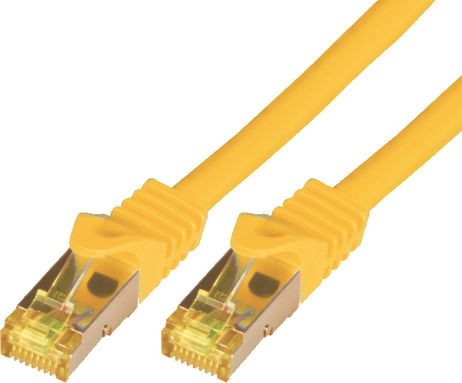 MCAB U/UTP Cat.7 Ethernet Network Cable 2m Yellow 1pcs