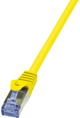 LogiLink S/FTP Cat.6a Ethernet Network Cable 3m Yellow 1pcs