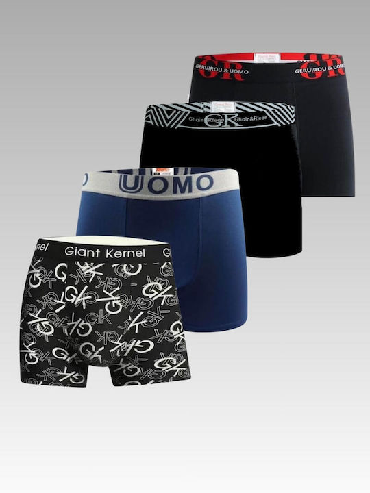 Uomo Men's Boxers Colorful 4Pack